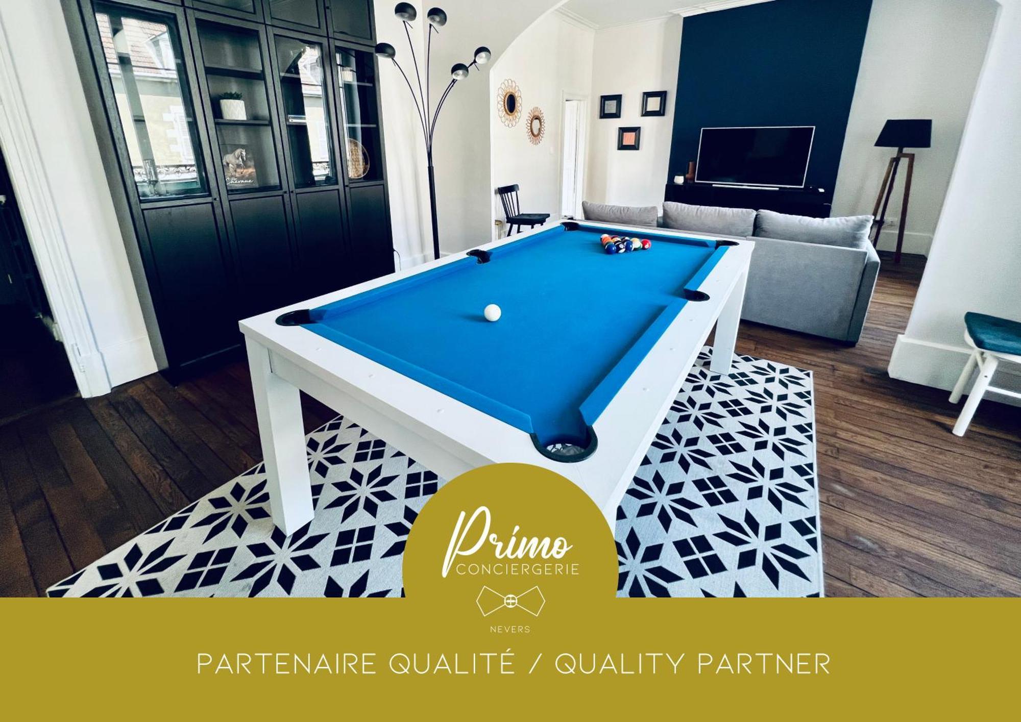"Le General" Appartement Prestige Proche Gare, Haut-De-Gamme, Avec Billard Et Parking Prive, By Primo C0Nciergerie Невер Экстерьер фото